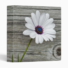 Country Daisy 3 Ring Binder