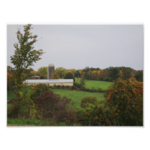 Country Farm in Early Autumn Photograph