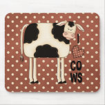Country Fun I Love Cows Mousepad