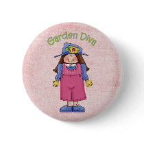 Country Garden Diva GIfts and Tees Pin