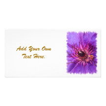 COUNTRY GARDEN FLOWERS CUSTOMIZED PHOTO CARD