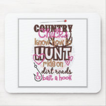 Country Girl Pride Mouse Pads