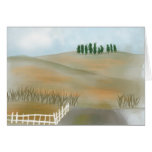 Country hillside card