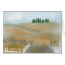 Country hillside card
