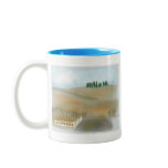 Country hillside mugs