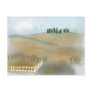 Country hillside postcard