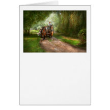 Country - Horse - The hay ride Greeting Cards