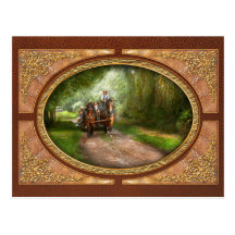 Country - Horse - The hay ride Postcards