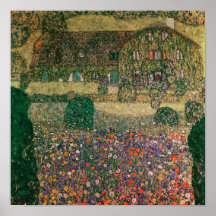 Country House by the Attersee, c.1914 Poster