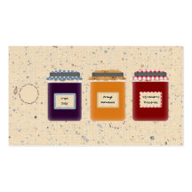 Country Jelly Jars Hang Tag /Gift  Tag Business Card