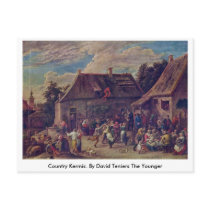 Country Kermis. By David Teniers The Younger Post Card