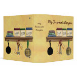 Country Kitchen 3 Ring Binder