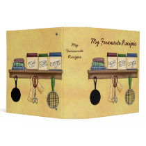 Country Kitchen 3 Ring Binder