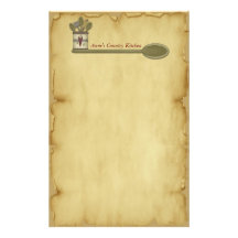 Country Kitchen Parchment Stationery