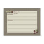 Country Kitchen Recipe Card Post Card