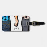 Country Love  Couple Holding Hands Tag For Bags