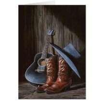 Country Music "Boots" card