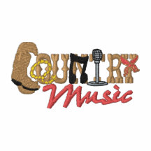 Country Music Embroidered Polo Shirt