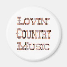 Country Music Fridge Magnets