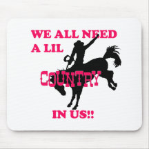 country music mousepads