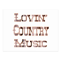 Country Music Postcard