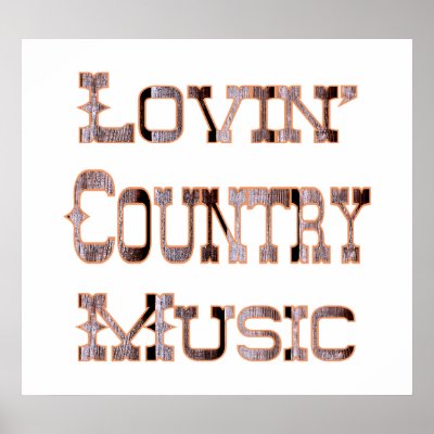 Country Music Print by TLArnold6