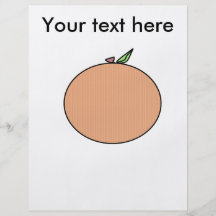 Country orange in plaid full colour flyer