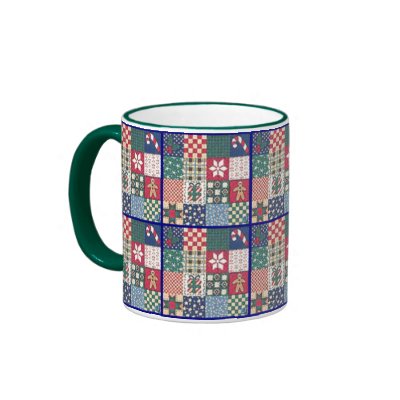 Country Patchwork Quilt Mug Cup by RanchLady