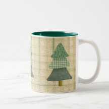 Country Pine Tree Mug
