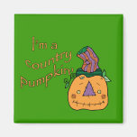 Country Pumpkin Refrigerator Magnets