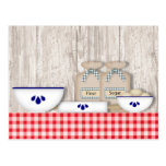 Country Recipe Card Postcard