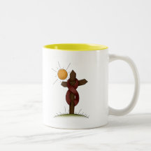 Country Religious Cross Coffee Mugs