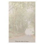 Country Road w/ Trees Personalized Stationery