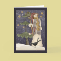 Country Snowman cards