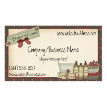 Country Soaps & Bath Products Business Card
