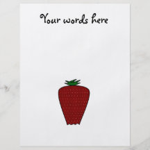Country strawberry flyer design