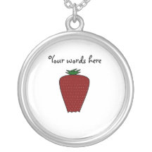 Country strawberry necklace