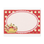 country strawberry post card