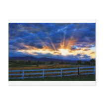 Country Sunbeam Ray Sunset