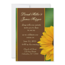 Country Sunflower Invitation Template