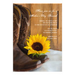 Country Sunflower Mother's Day Brunch Invitation