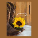 Country Sunflower Wedding Invitation invitations