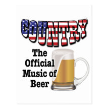 Country: The Official Music of Beer Post Cards