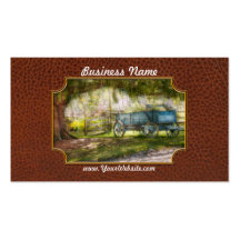 Country - The old wagon out back Business Card