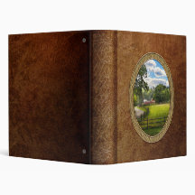 Country - The pasture 3 Ring Binders