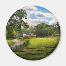 Country - The pasture Fridge Magnets
