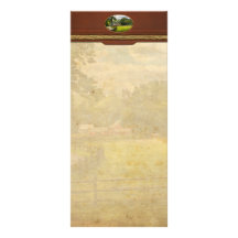 Country - The pasture Rack Card Template