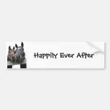 Country Wedding Bumper Sticker