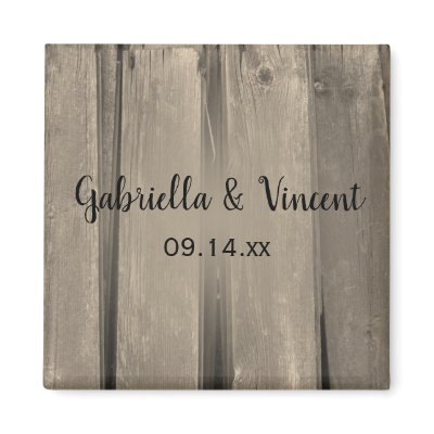 Country Wedding Save the Date Magnet by loraseverson