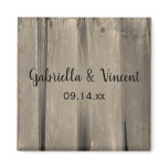 Country Wedding Save the Date Magnet